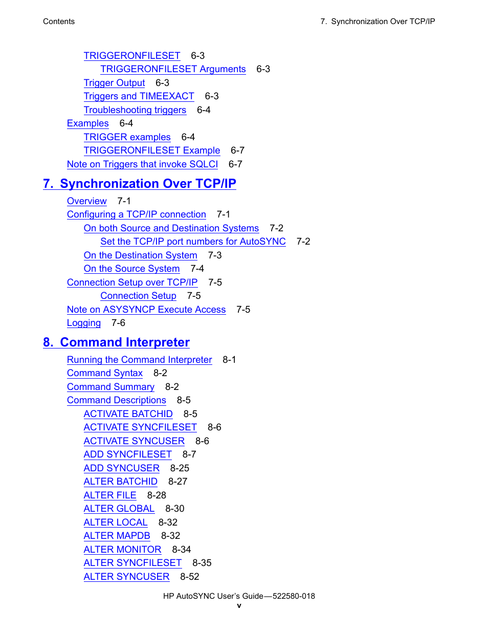 Synchronization over tcp/ip, Command interpreter | HP Integrity NonStop J-Series User Manual | Page 9 / 266