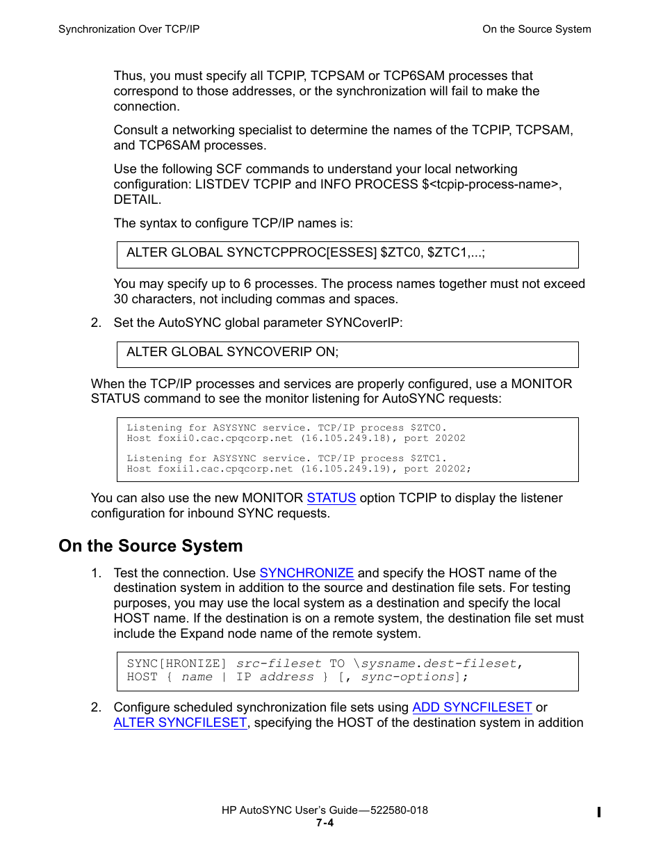 On the source system | HP Integrity NonStop J-Series User Manual | Page 92 / 266