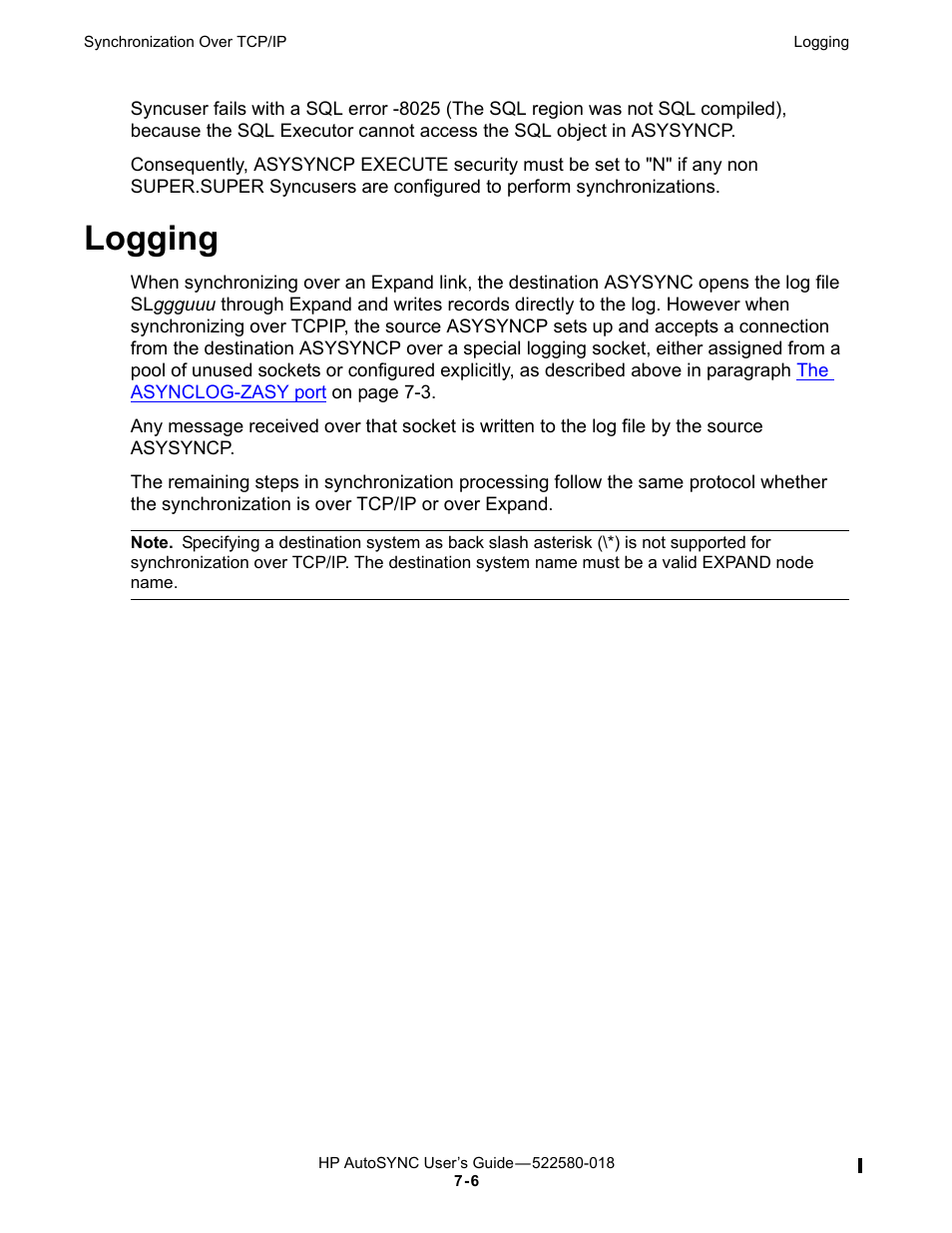 Logging | HP Integrity NonStop J-Series User Manual | Page 94 / 266