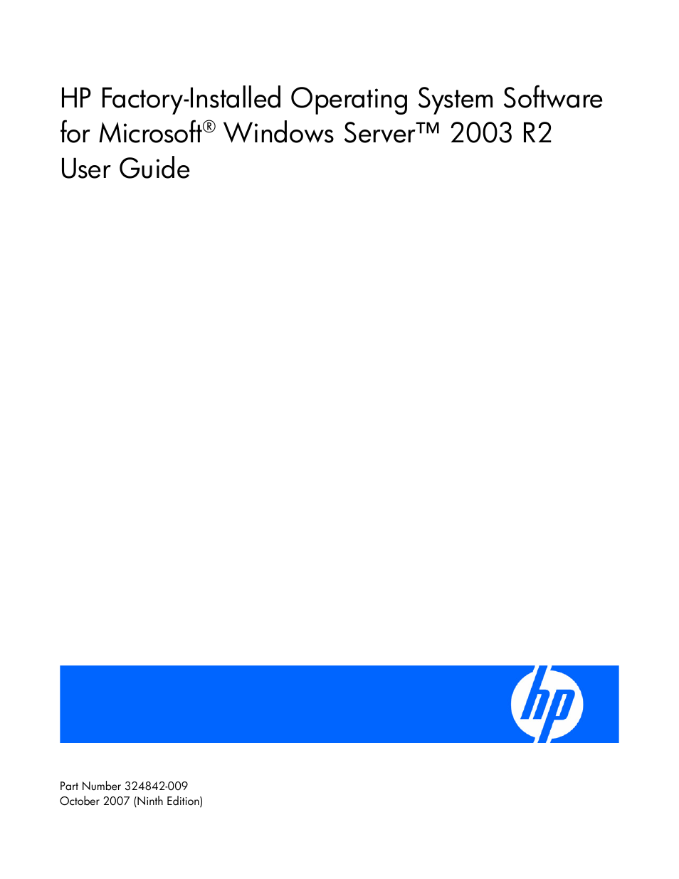 HP ProLiant ML370 G4 Server User Manual | 24 pages