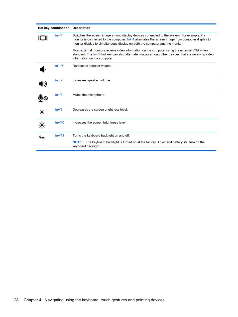 HP EliteBook 850 G1 Notebook PC User Manual | Page 38 / 106