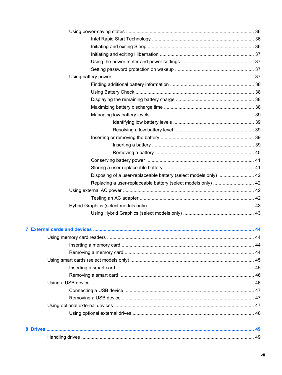 HP EliteBook 850 G1 Notebook PC User Manual | Page 7 / 106
