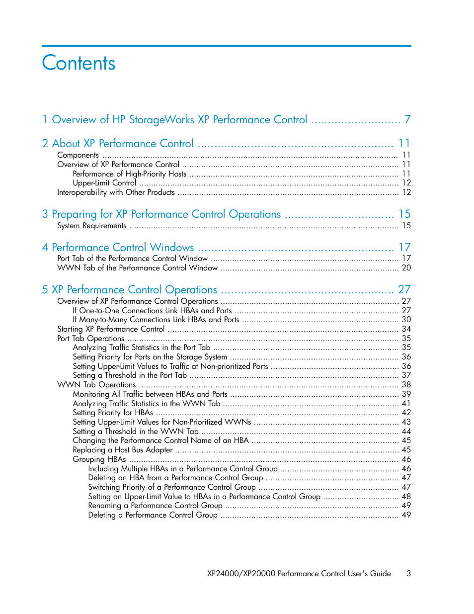 HP XP Array Manager Software User Manual | Page 3 / 58