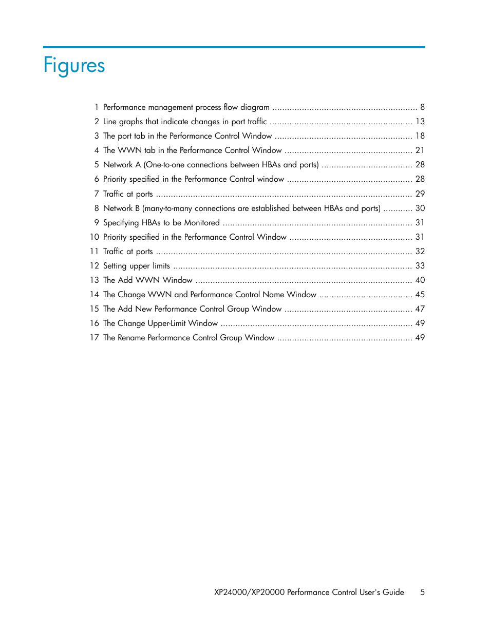 Figures | HP XP Array Manager Software User Manual | Page 5 / 58