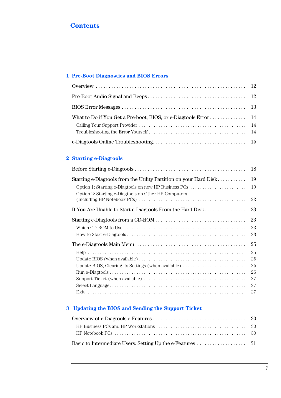 HP e-PC c10s10 User Manual | Page 7 / 82