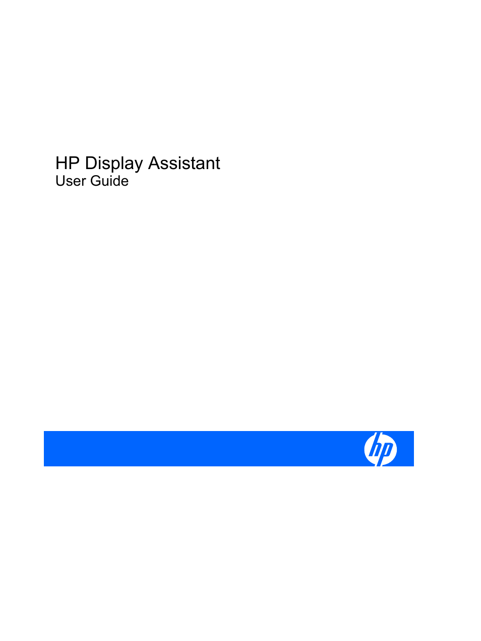 HP L2208w 22-inch Widescreen LCD Monitor User Manual | 24 pages