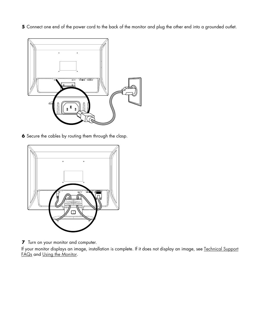 HP w19e 19 inch LCD Monitor User Manual | Page 10 / 32