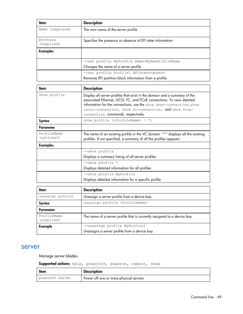 Server | HP Integrity BL870c i2 Server-Blade User Manual | Page 49 / 117