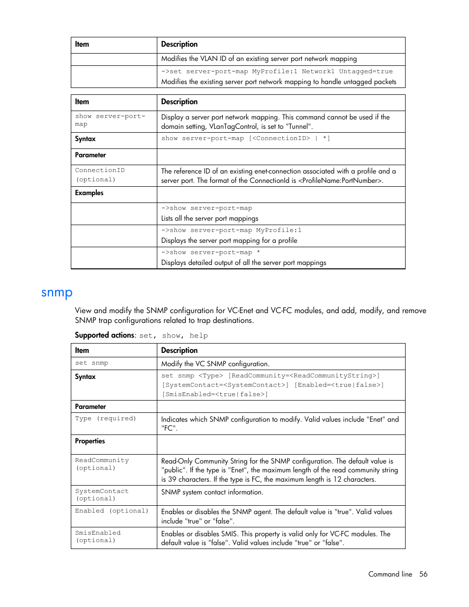 Snmp | HP Integrity BL870c i2 Server-Blade User Manual | Page 56 / 117