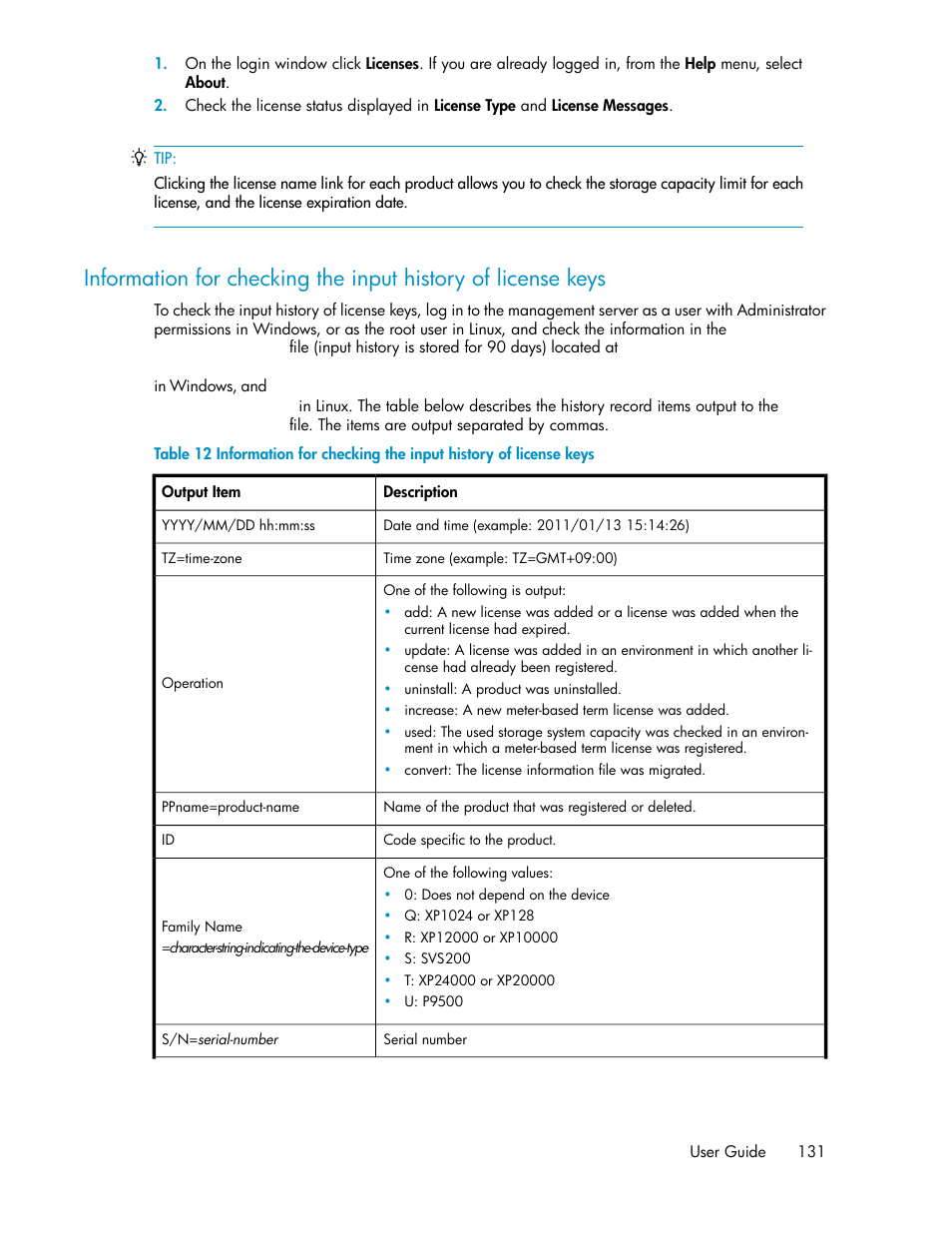 HP XP P9000 Command View Advanced Edition Software User Manual | Page 131 / 178