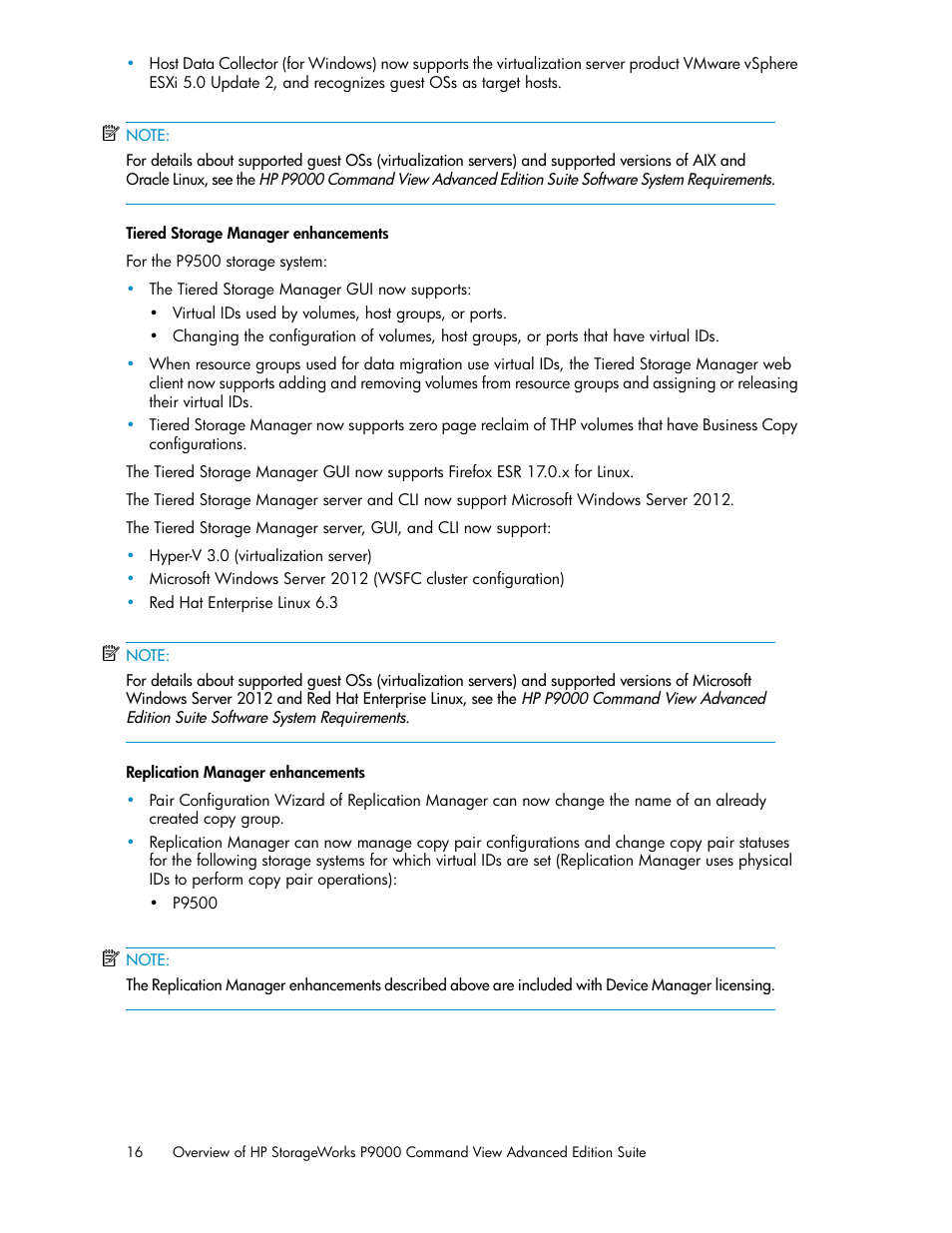 HP XP P9000 Command View Advanced Edition Software User Manual | Page 16 / 178