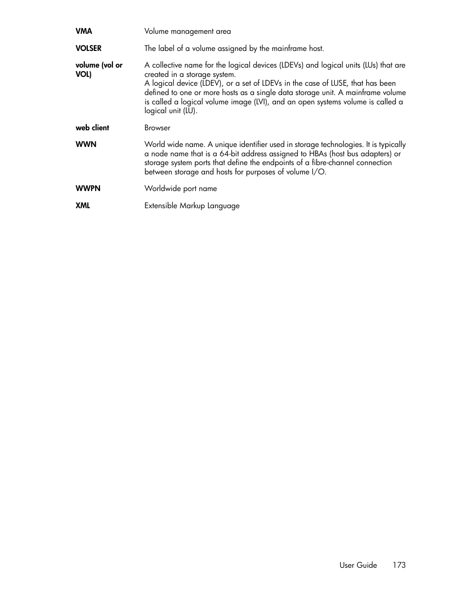 HP XP P9000 Command View Advanced Edition Software User Manual | Page 173 / 178