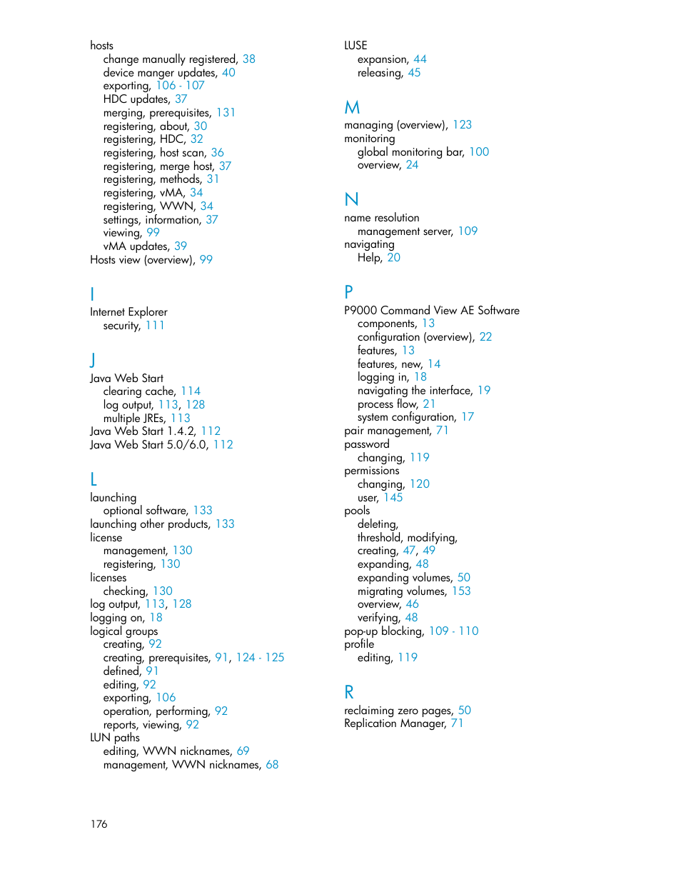 HP XP P9000 Command View Advanced Edition Software User Manual | Page 176 / 178
