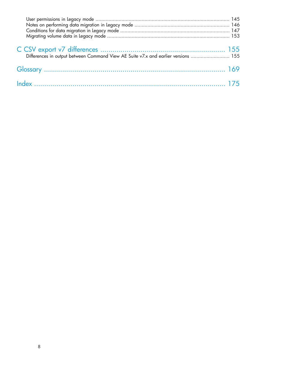 HP XP P9000 Command View Advanced Edition Software User Manual | Page 8 / 178