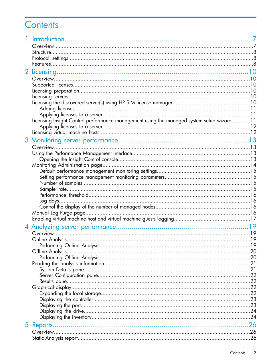 HP Insight Control User Manual | Page 3 / 77