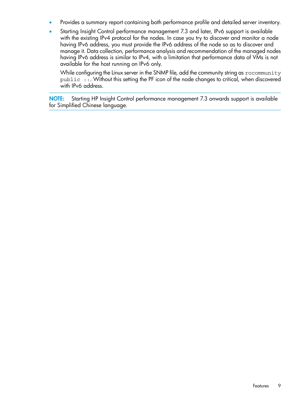 HP Insight Control User Manual | Page 9 / 77