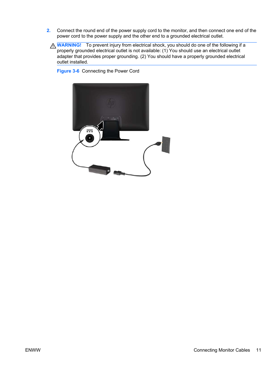 HP 2311gt 23 inch Diagonal 3D LED Monitor User Manual | Page 19 / 50