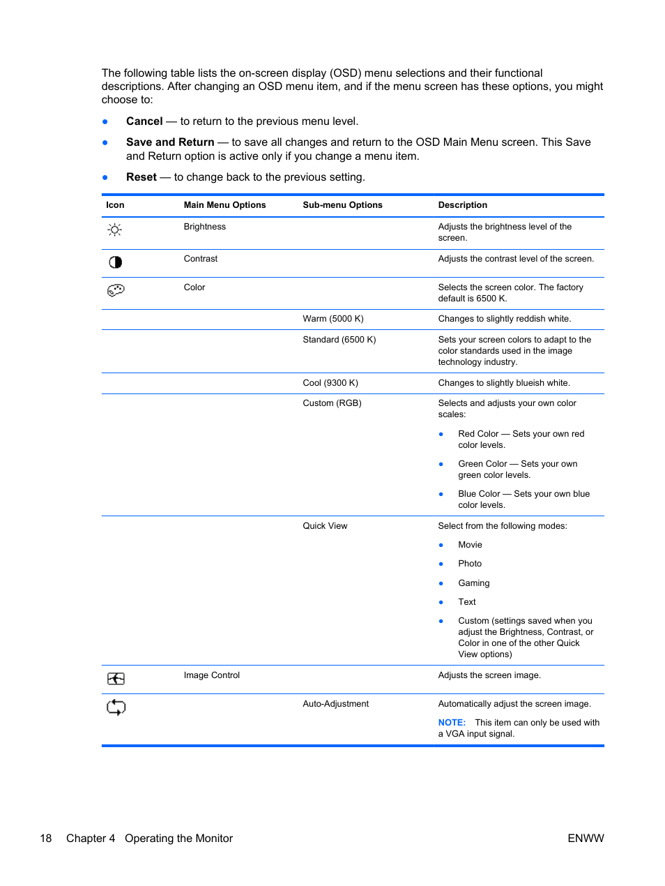 HP 2311gt 23 inch Diagonal 3D LED Monitor User Manual | Page 26 / 50