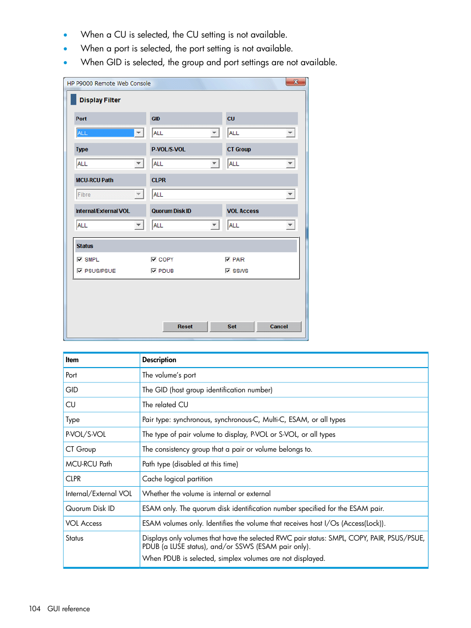 HP XP P9500 Storage User Manual | Page 104 / 131
