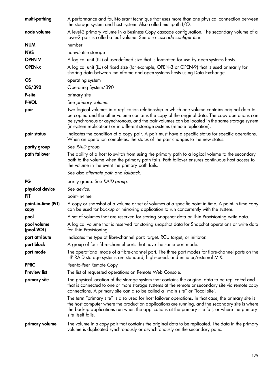 HP XP P9500 Storage User Manual | Page 125 / 131