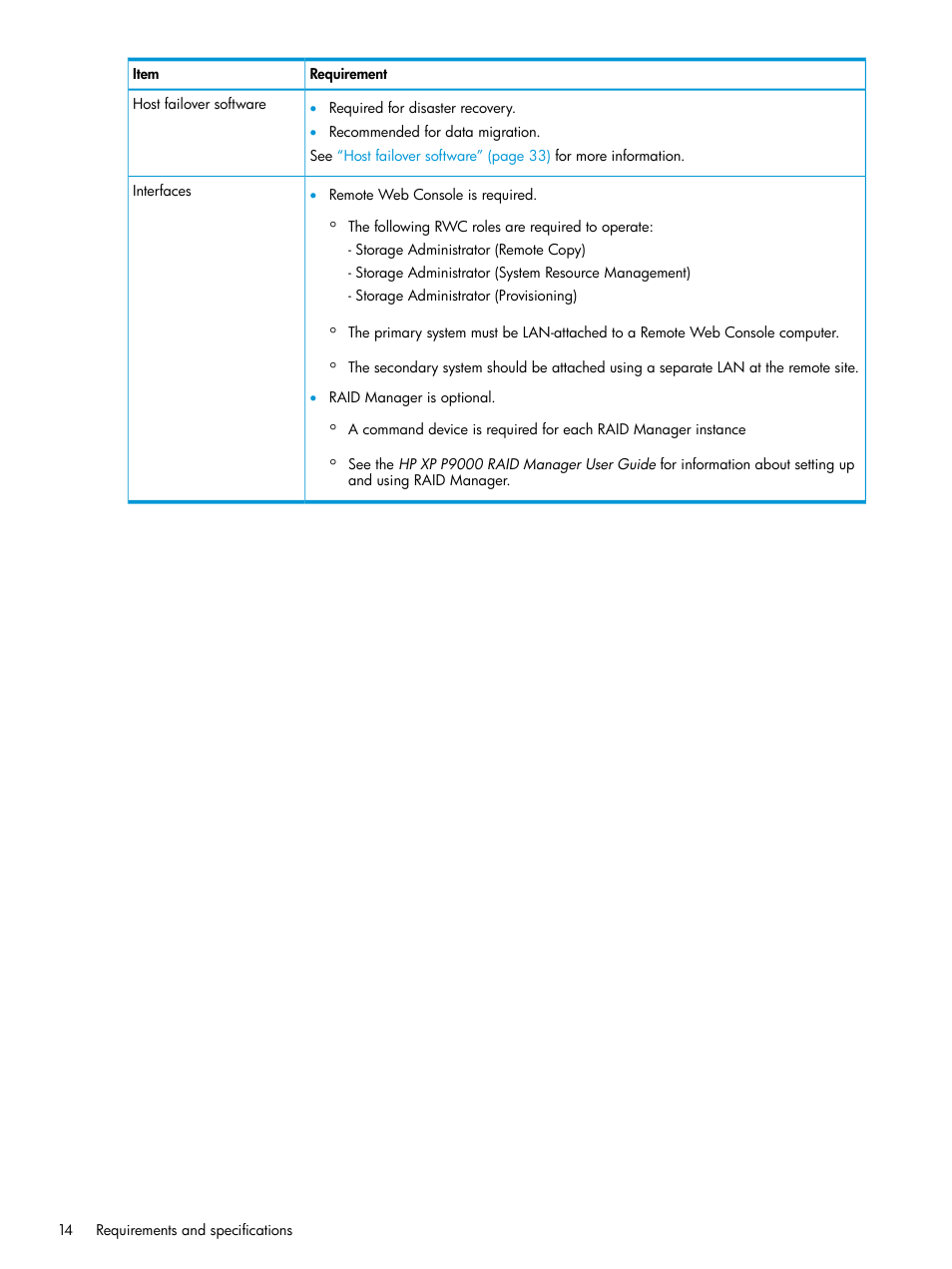 HP XP P9500 Storage User Manual | Page 14 / 131
