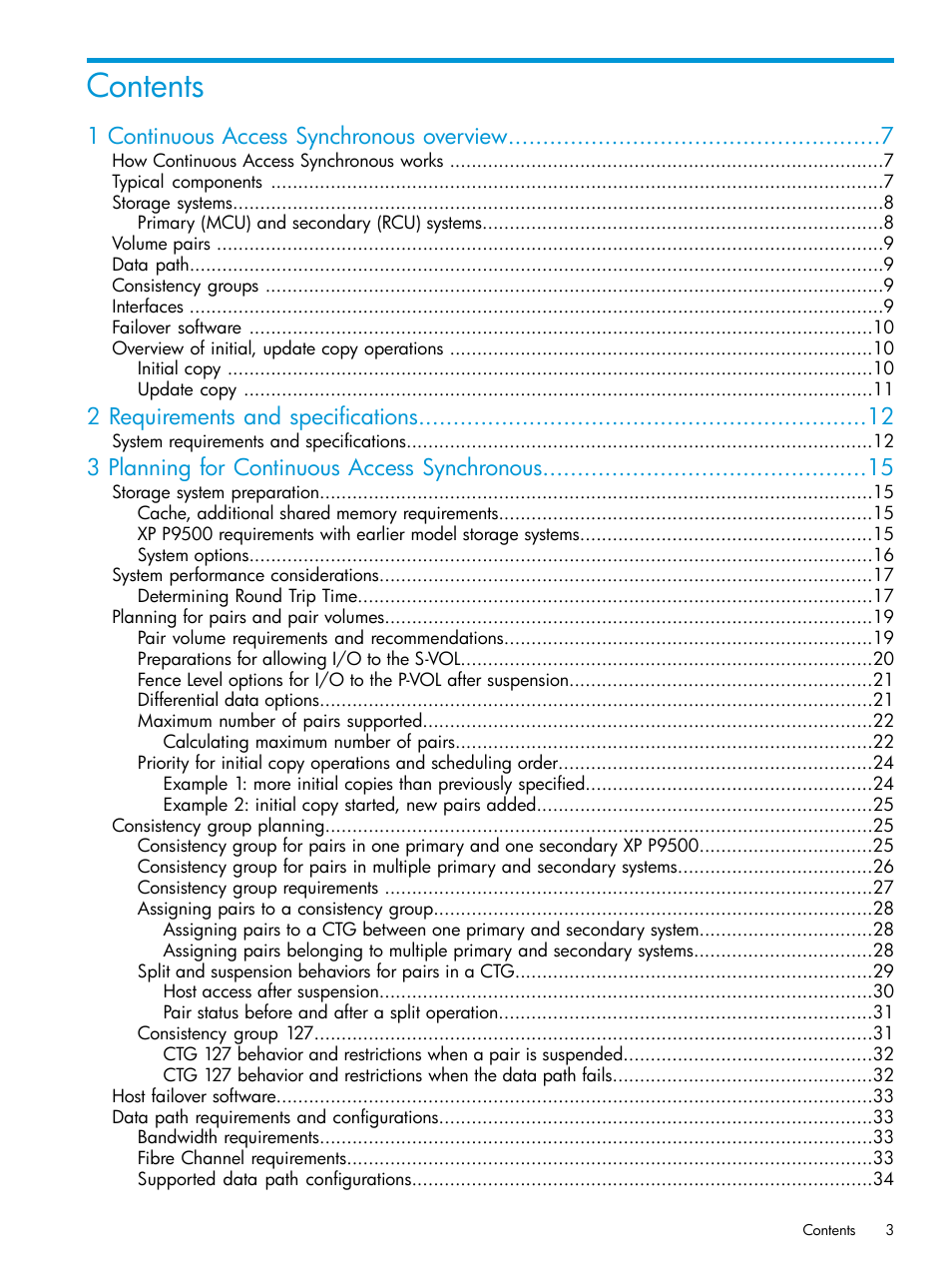 HP XP P9500 Storage User Manual | Page 3 / 131
