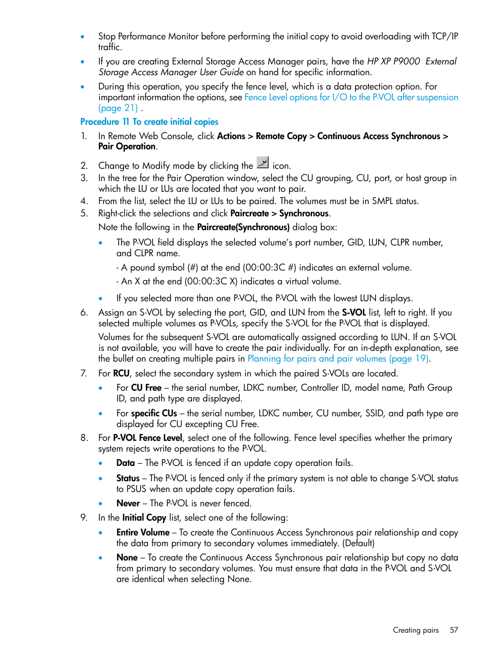 HP XP P9500 Storage User Manual | Page 57 / 131