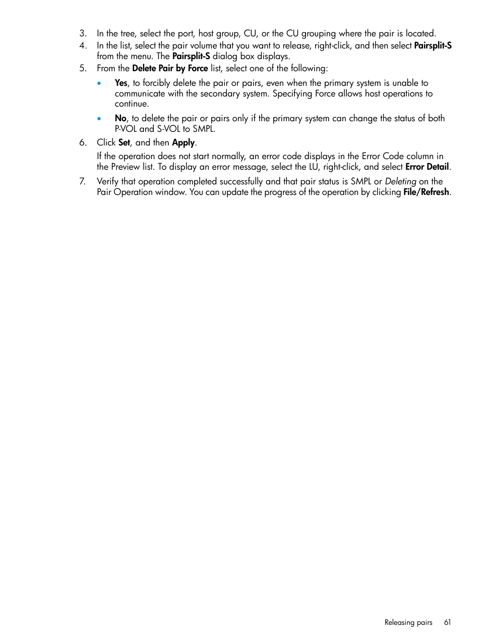 HP XP P9500 Storage User Manual | Page 61 / 131