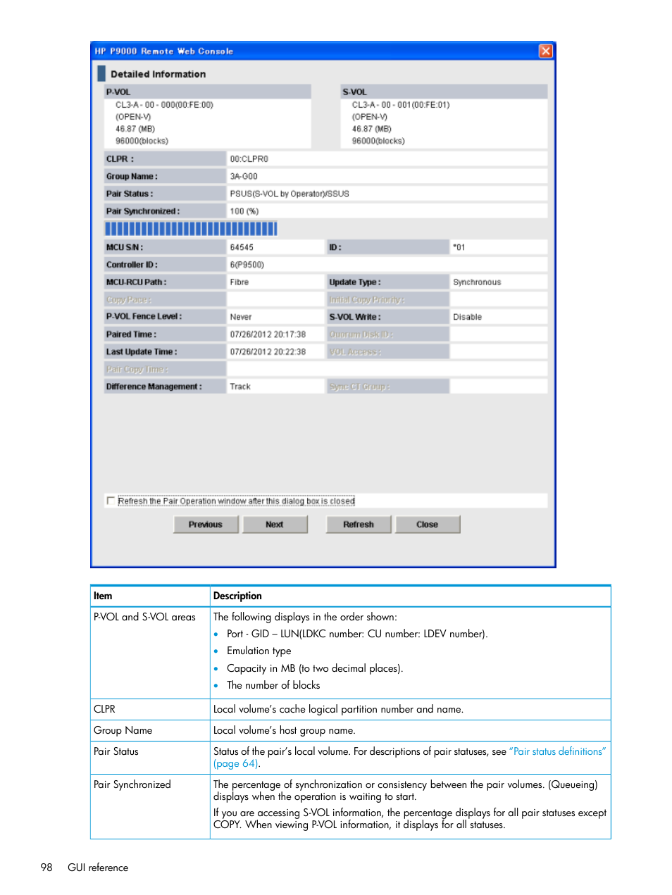 HP XP P9500 Storage User Manual | Page 98 / 131