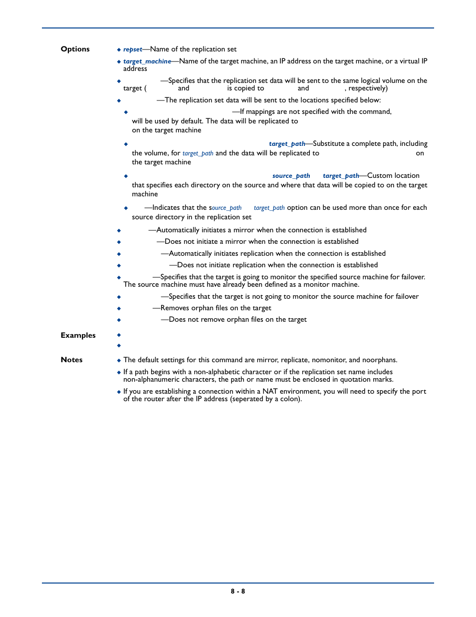 HP Storage Mirroring Software User Manual | Page 107 / 339
