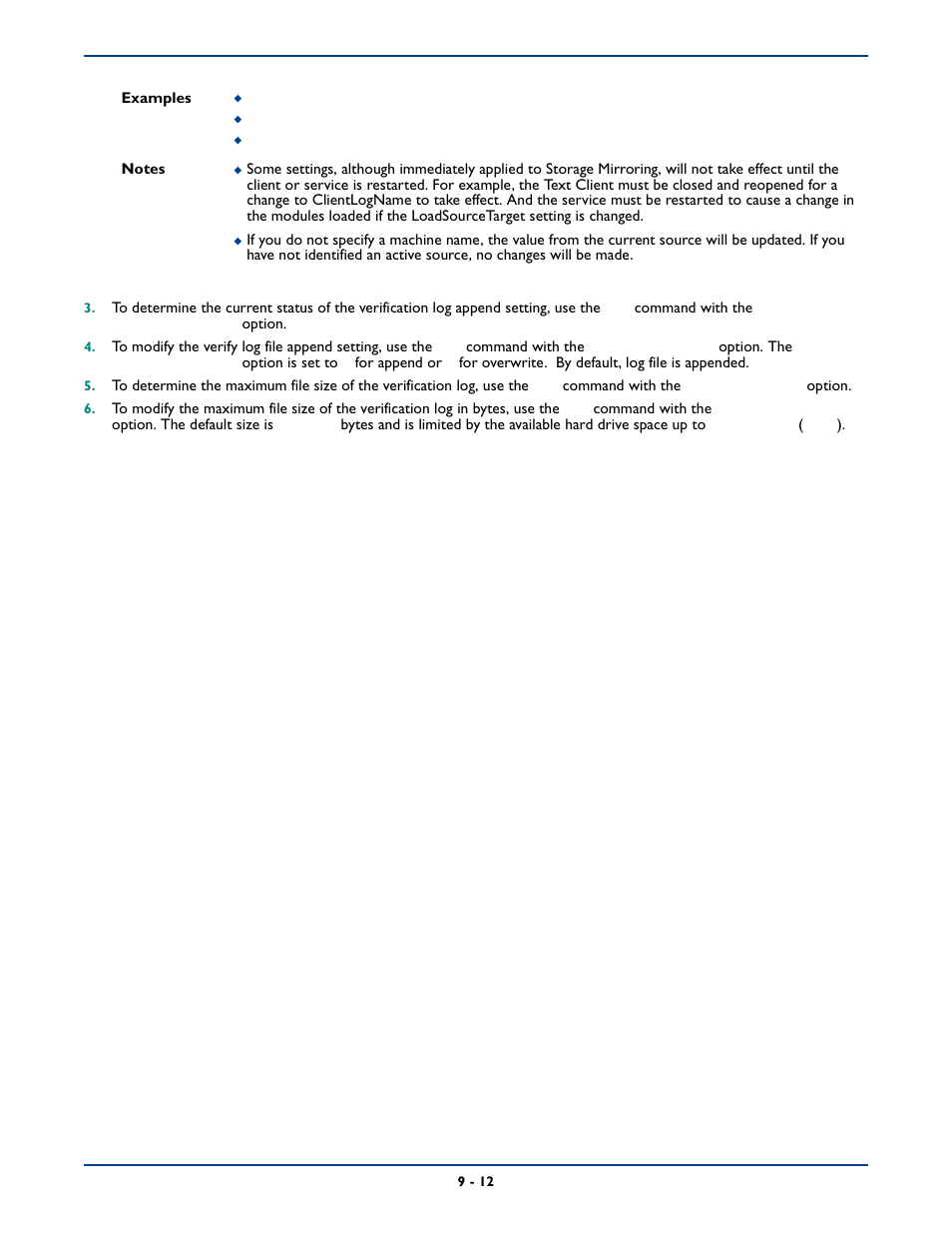 Monitoring verification, Monitoring verification -12 | HP Storage Mirroring Software User Manual | Page 124 / 339
