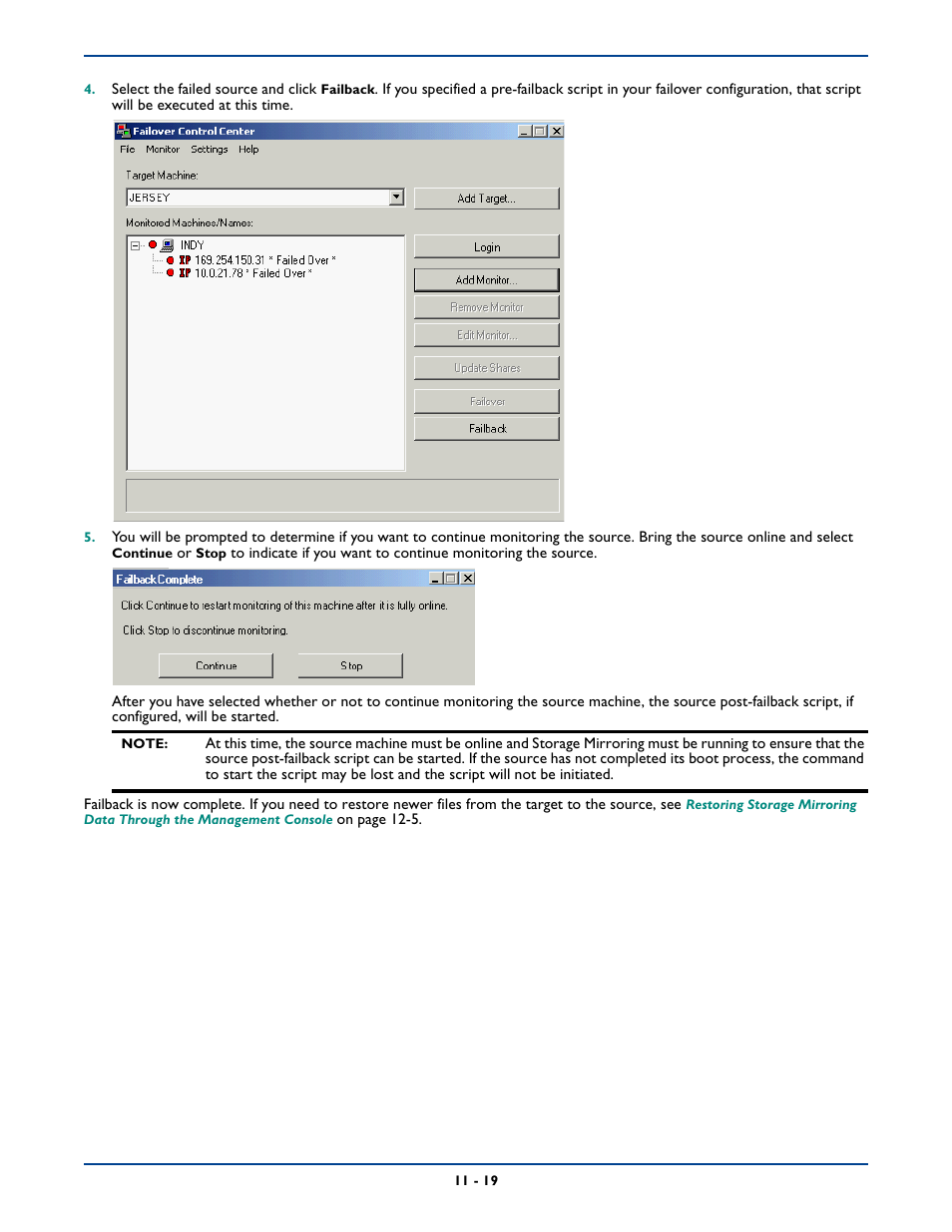 HP Storage Mirroring Software User Manual | Page 158 / 339