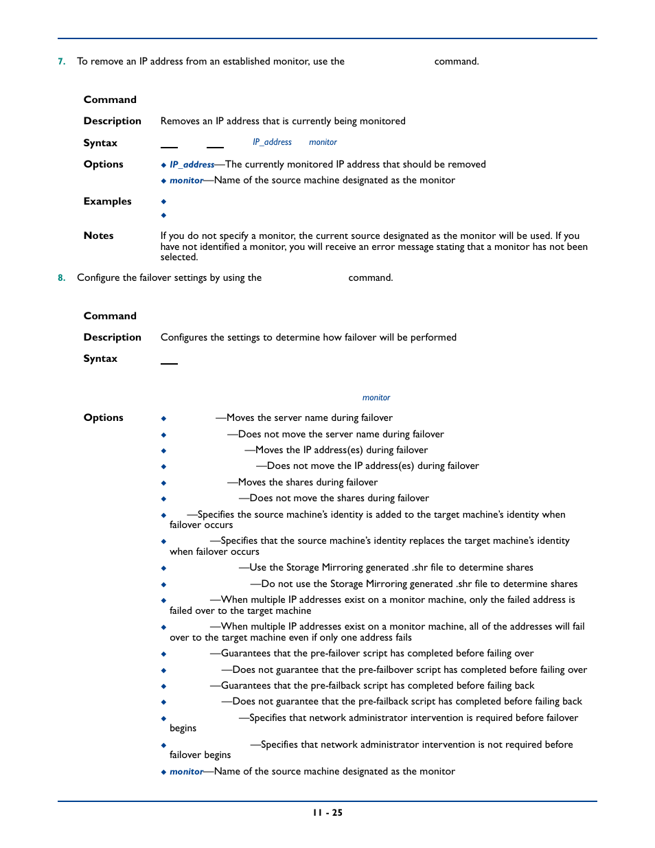 HP Storage Mirroring Software User Manual | Page 164 / 339