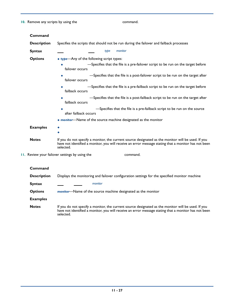 HP Storage Mirroring Software User Manual | Page 166 / 339