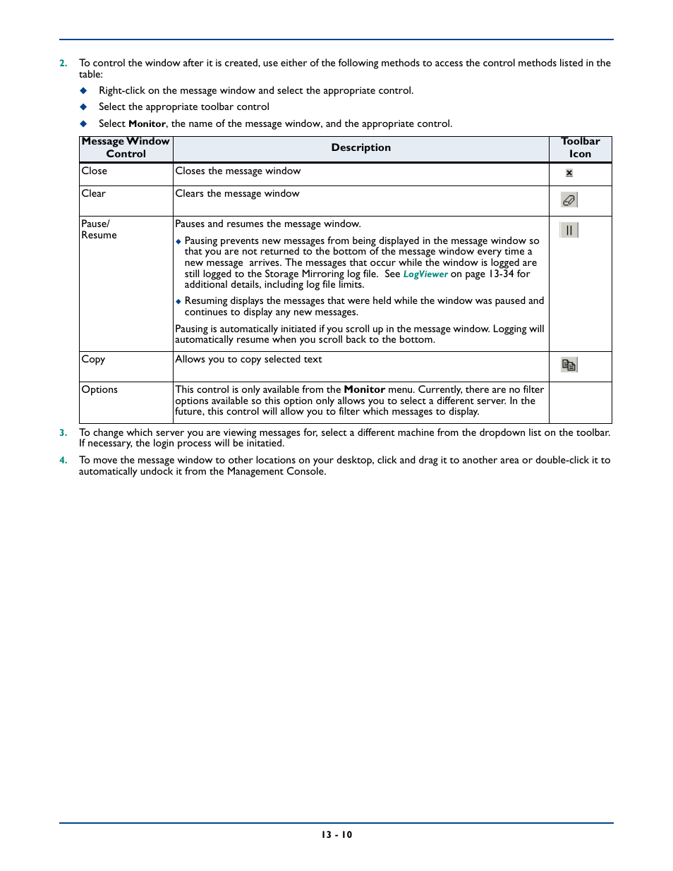 HP Storage Mirroring Software User Manual | Page 190 / 339