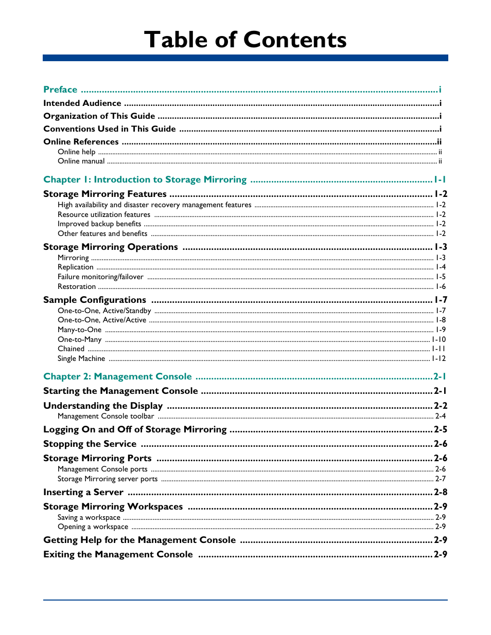 HP Storage Mirroring Software User Manual | Page 3 / 339
