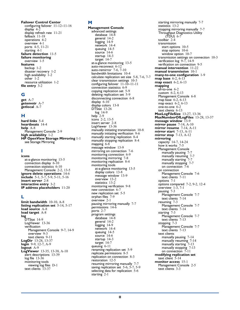 HP Storage Mirroring Software User Manual | Page 336 / 339