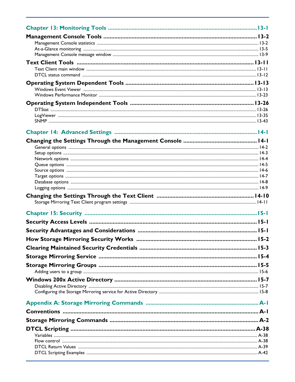 HP Storage Mirroring Software User Manual | Page 8 / 339