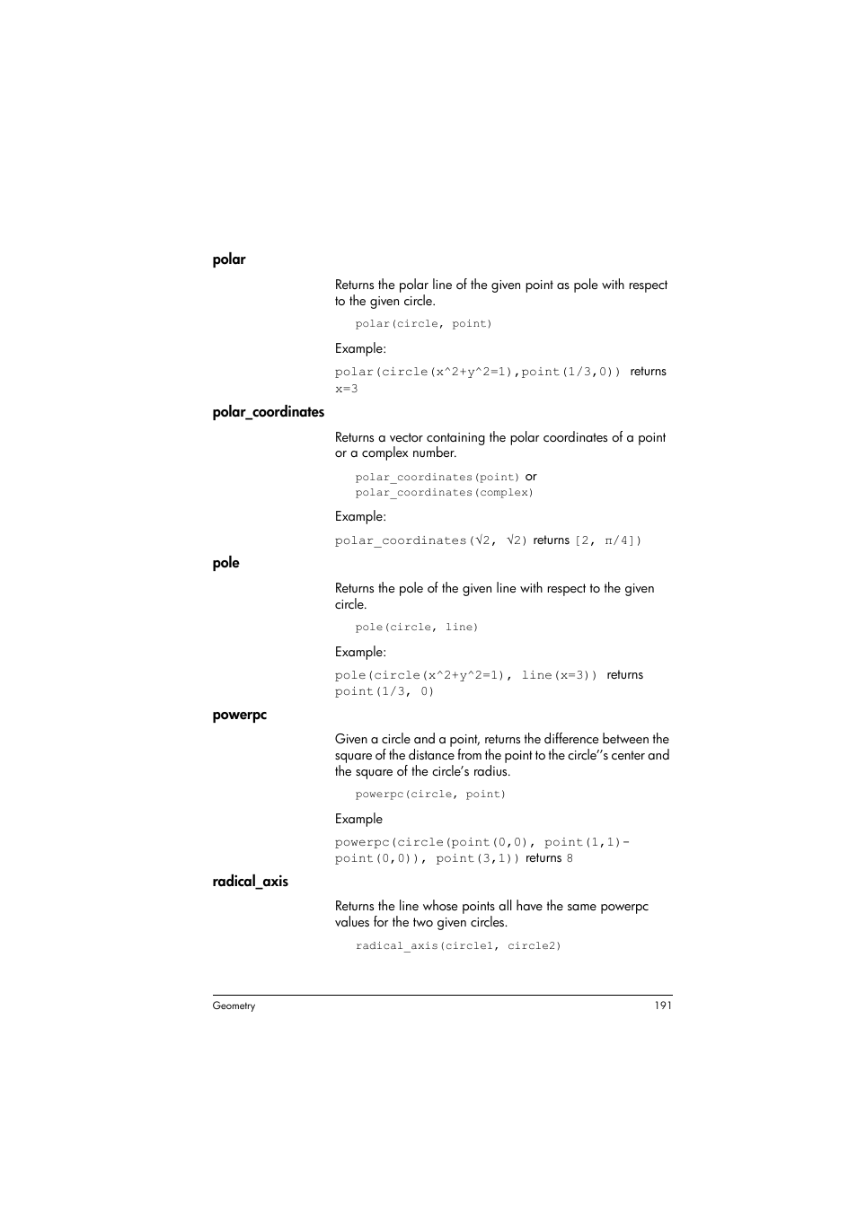 HP Prime Graphing Calculator User Manual | Page 195 / 608