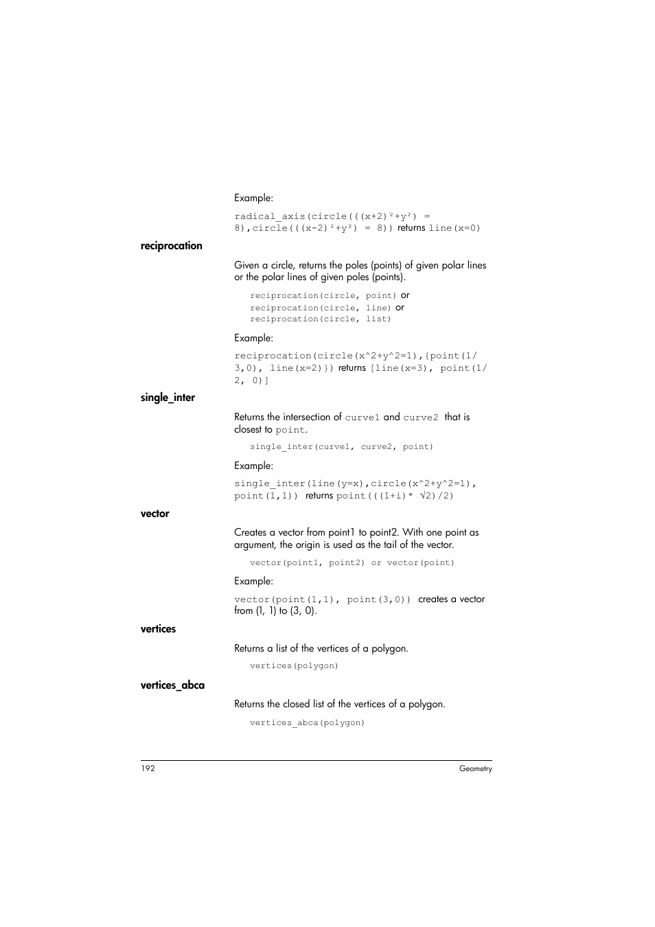 HP Prime Graphing Calculator User Manual | Page 196 / 608