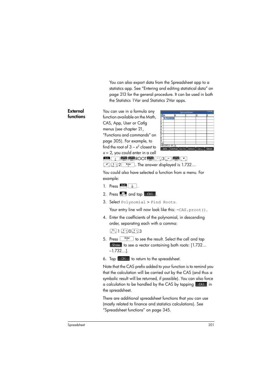 S.aa, Was jo | HP Prime Graphing Calculator User Manual | Page 205 / 608