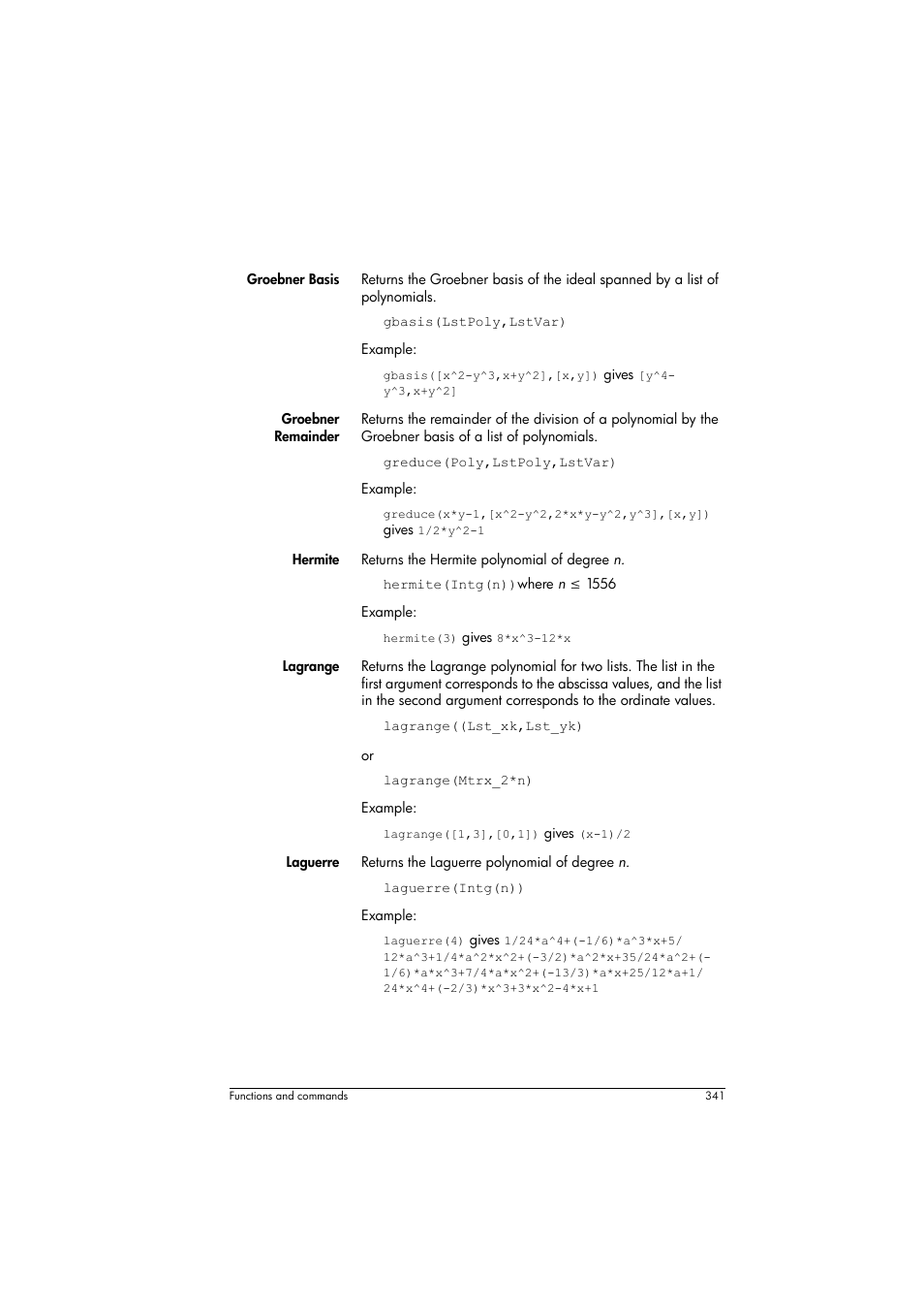 HP Prime Graphing Calculator User Manual | Page 345 / 608