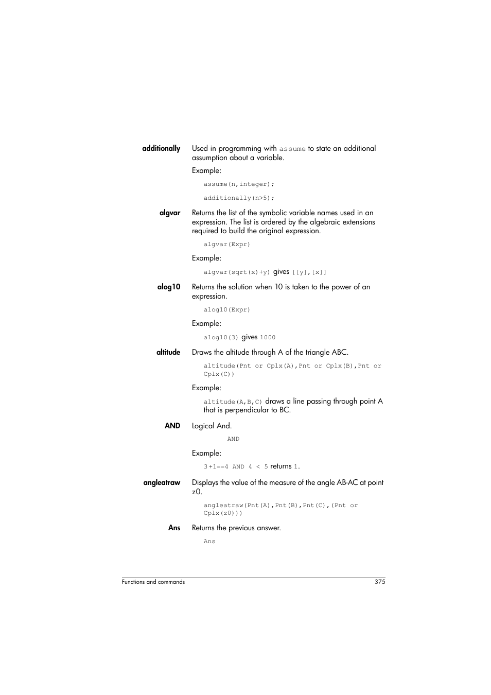 HP Prime Graphing Calculator User Manual | Page 379 / 608