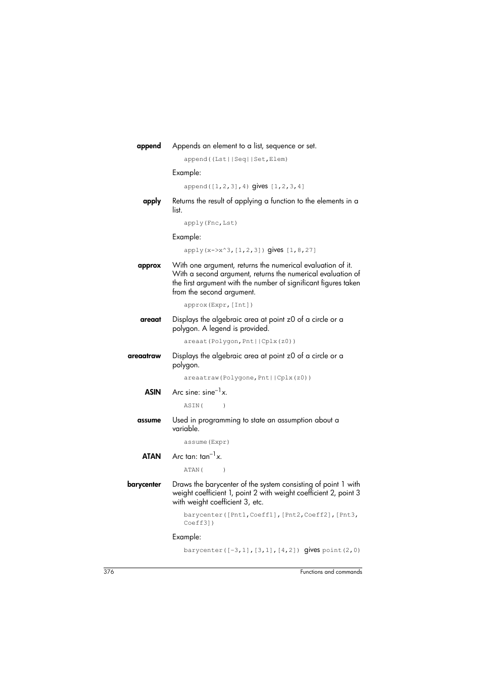 HP Prime Graphing Calculator User Manual | Page 380 / 608