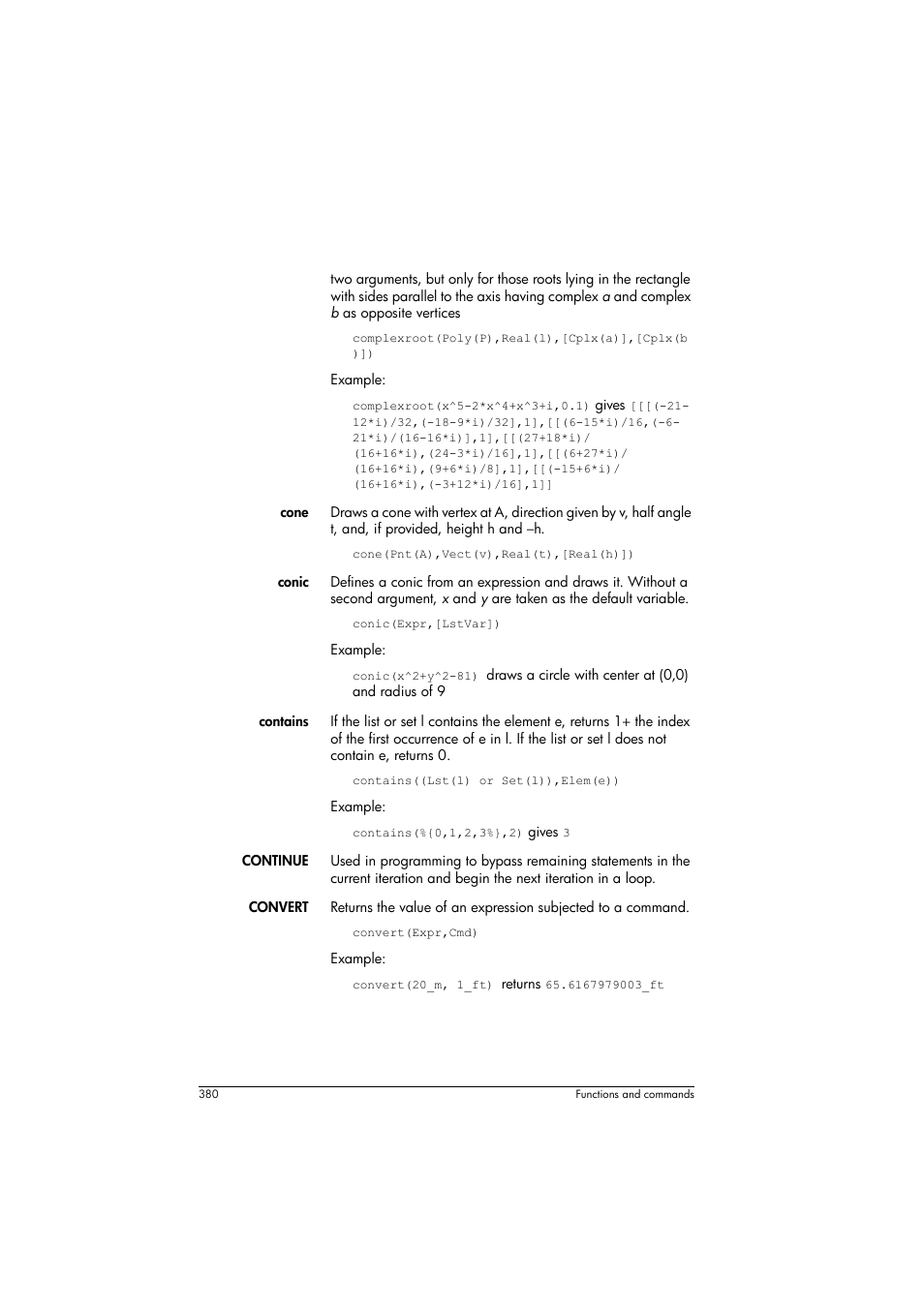 HP Prime Graphing Calculator User Manual | Page 384 / 608