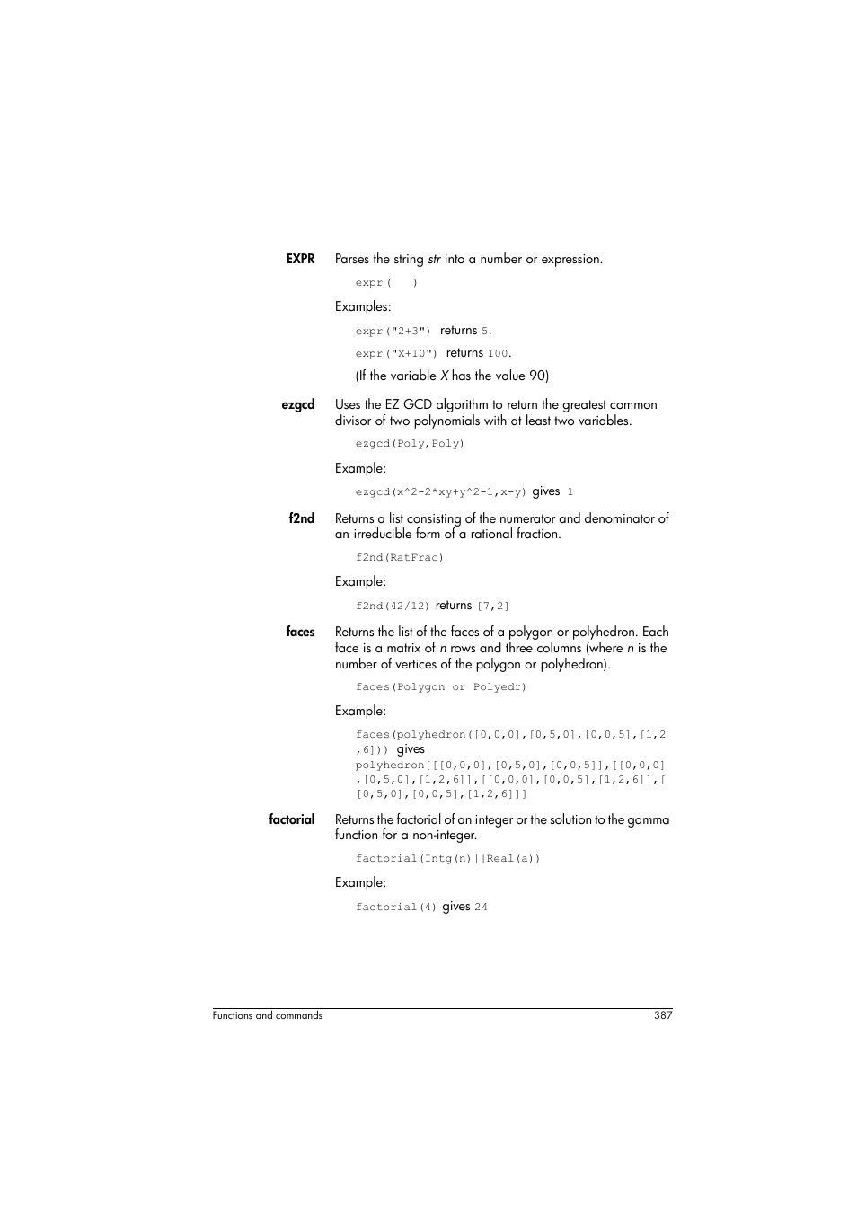 HP Prime Graphing Calculator User Manual | Page 391 / 608