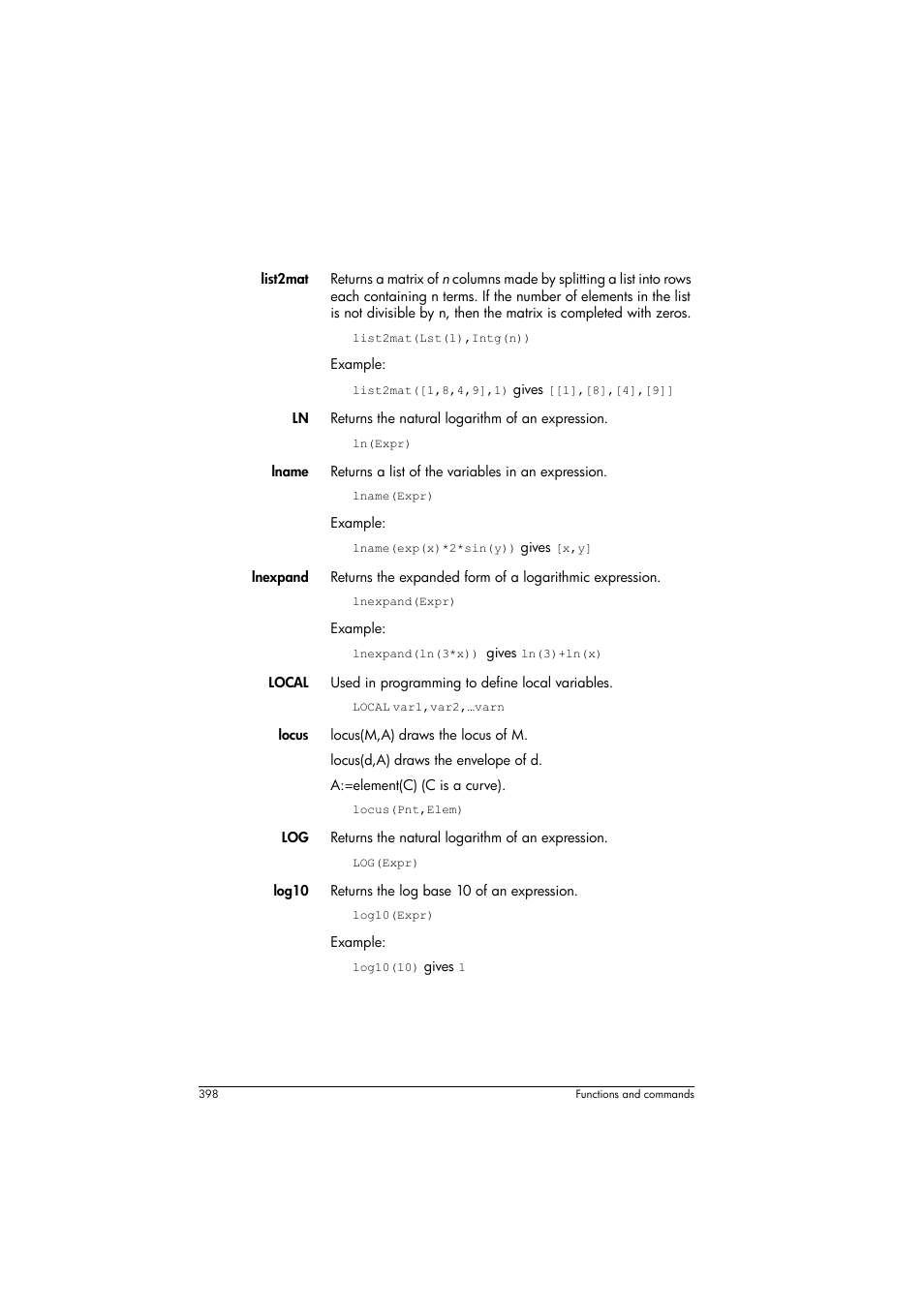 HP Prime Graphing Calculator User Manual | Page 402 / 608