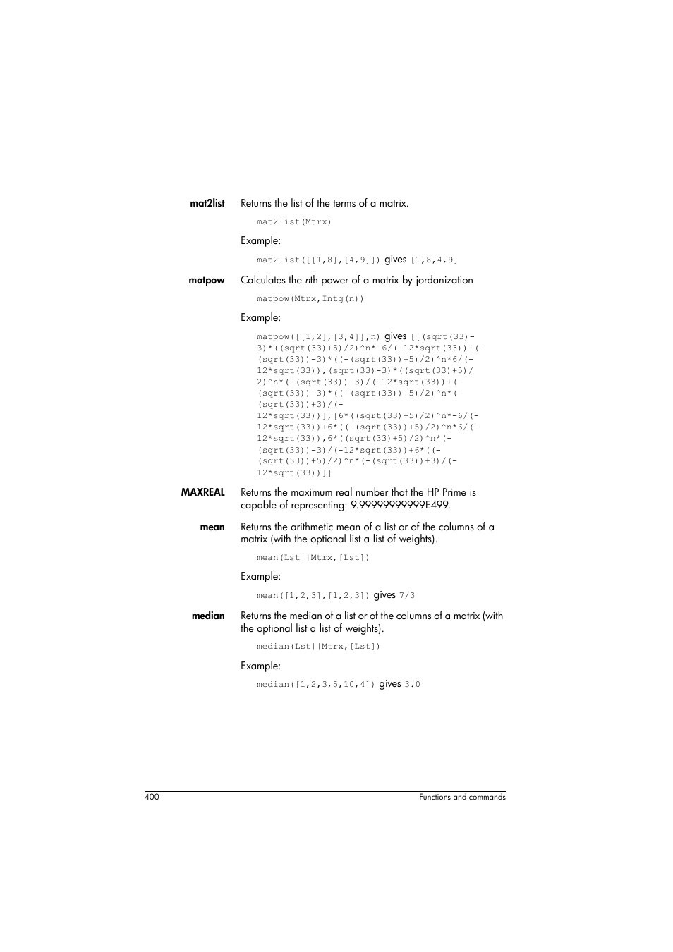 HP Prime Graphing Calculator User Manual | Page 404 / 608