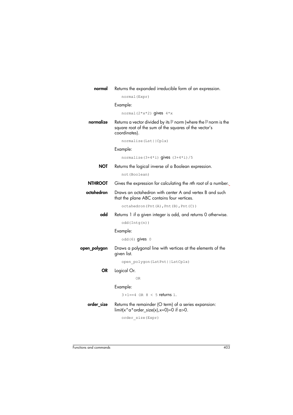 HP Prime Graphing Calculator User Manual | Page 407 / 608