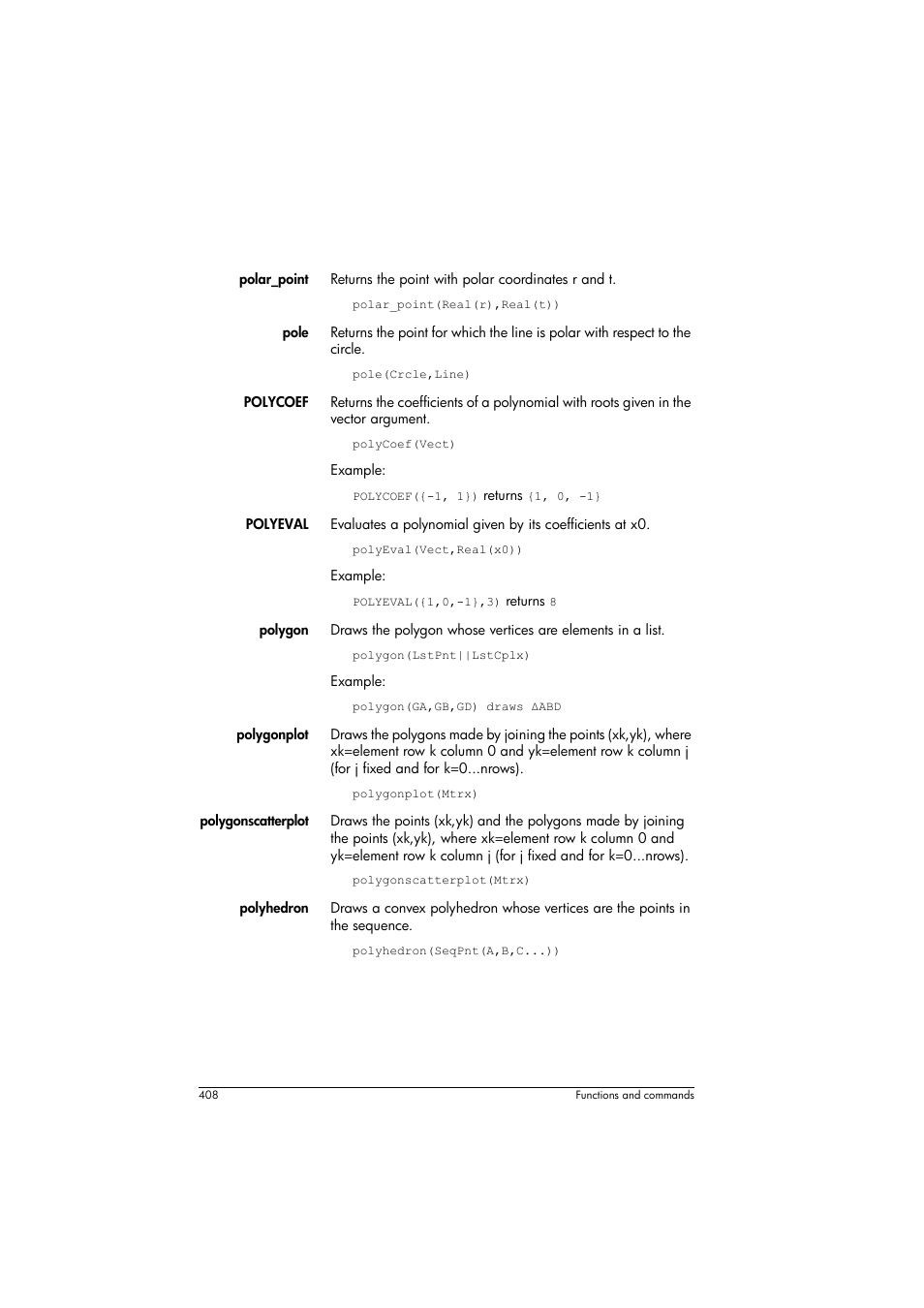 HP Prime Graphing Calculator User Manual | Page 412 / 608